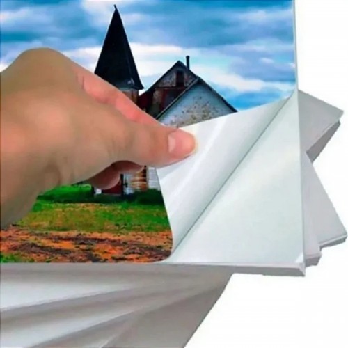 Papel Adesivo Brilho 115g 